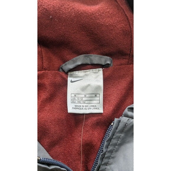Girls Nike Red/Gray Jacket Size M (10-12) - Picture 6 of 7